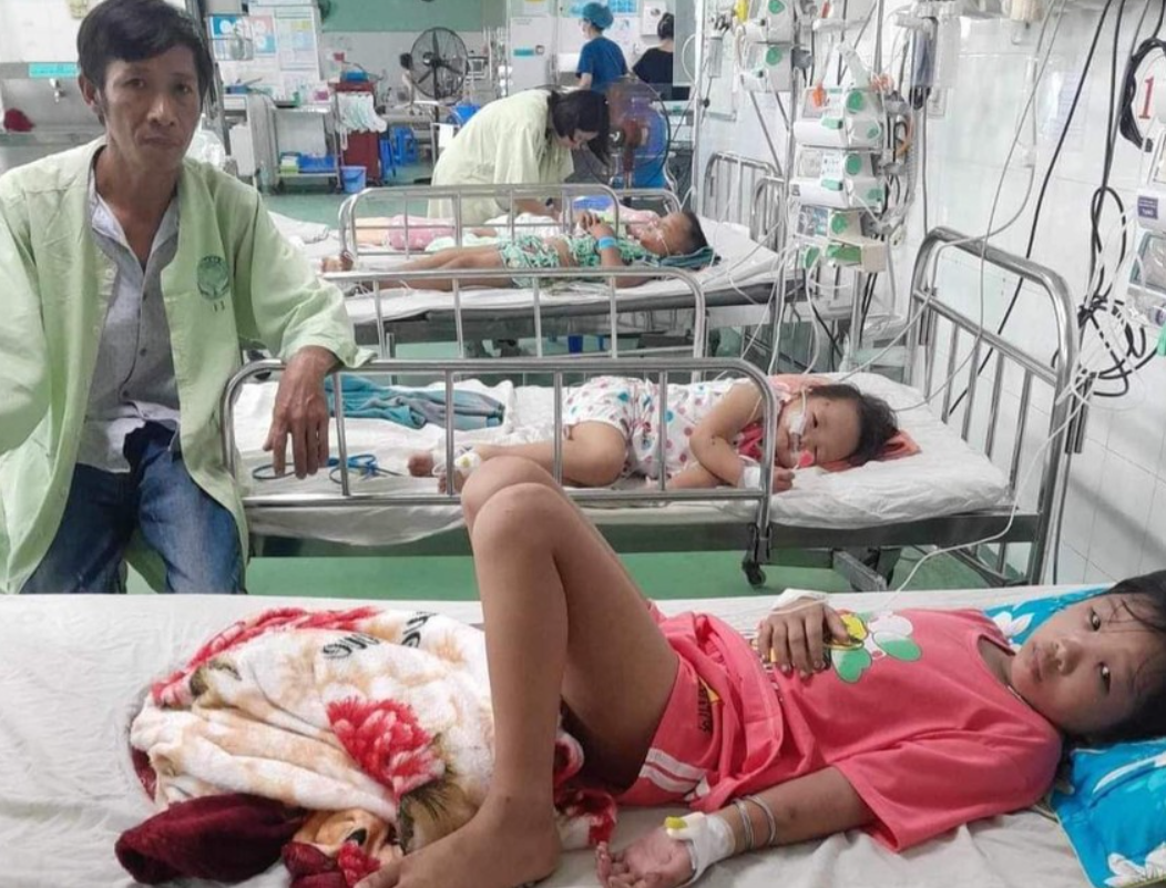 4 người ở Quảng Nam bị ong vò vẽ tấn công: Mẹ rơi vào cơn nguy kịch, 3 con nhỏ thương tích đầy người - Ảnh 1